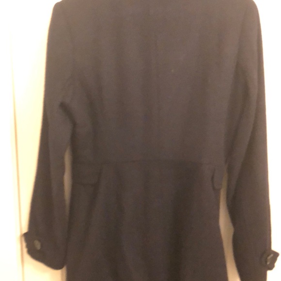 Lightweight coat: Navy Wool/viscose blend US 10 - Picture 5 of 9